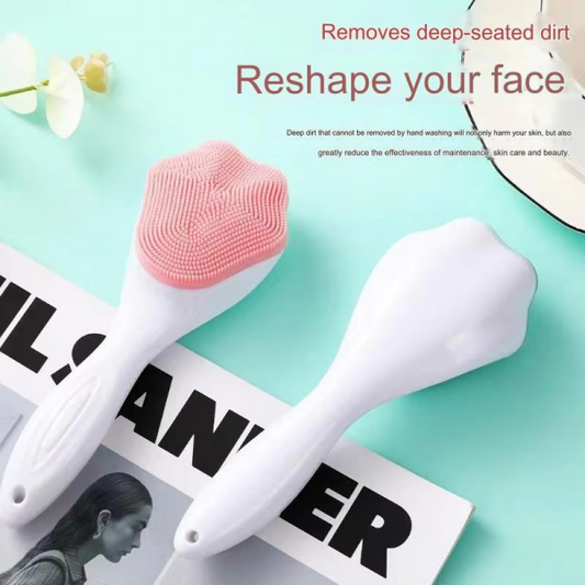 Silicone Face Scrubber Exfoliating Brush