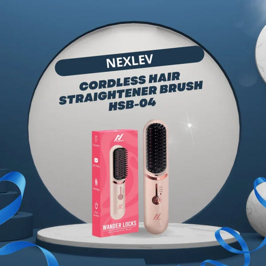 Cordless Hair Straightener Brush