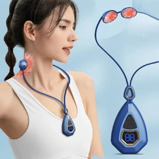 Smart Neck Massager Ems Pulse Heating Pendant